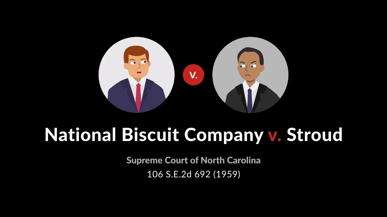 National biscuit company v stroud