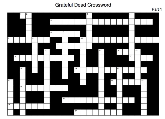 Dia de los muertos crossword puzzle