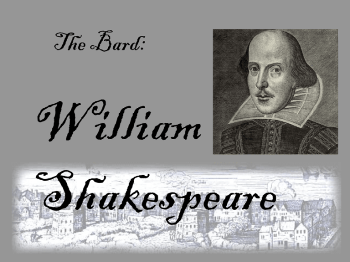 Shakespeare who was the bard commonlit answers