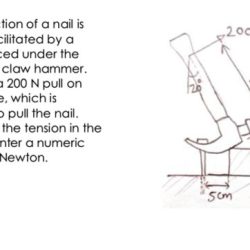 A block placed under the head of the claw hammer